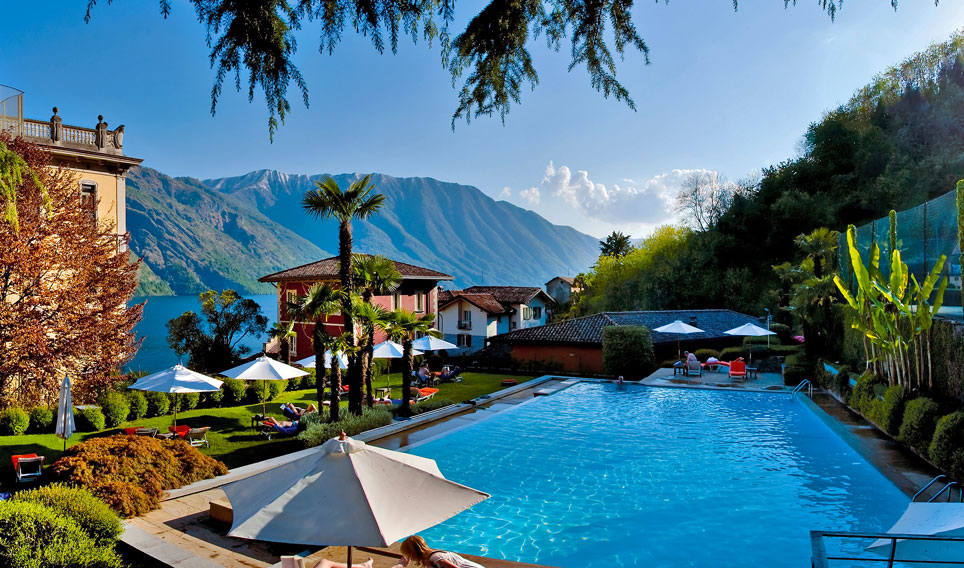 Grand Hotel Tremezzo, vista dalla piscina